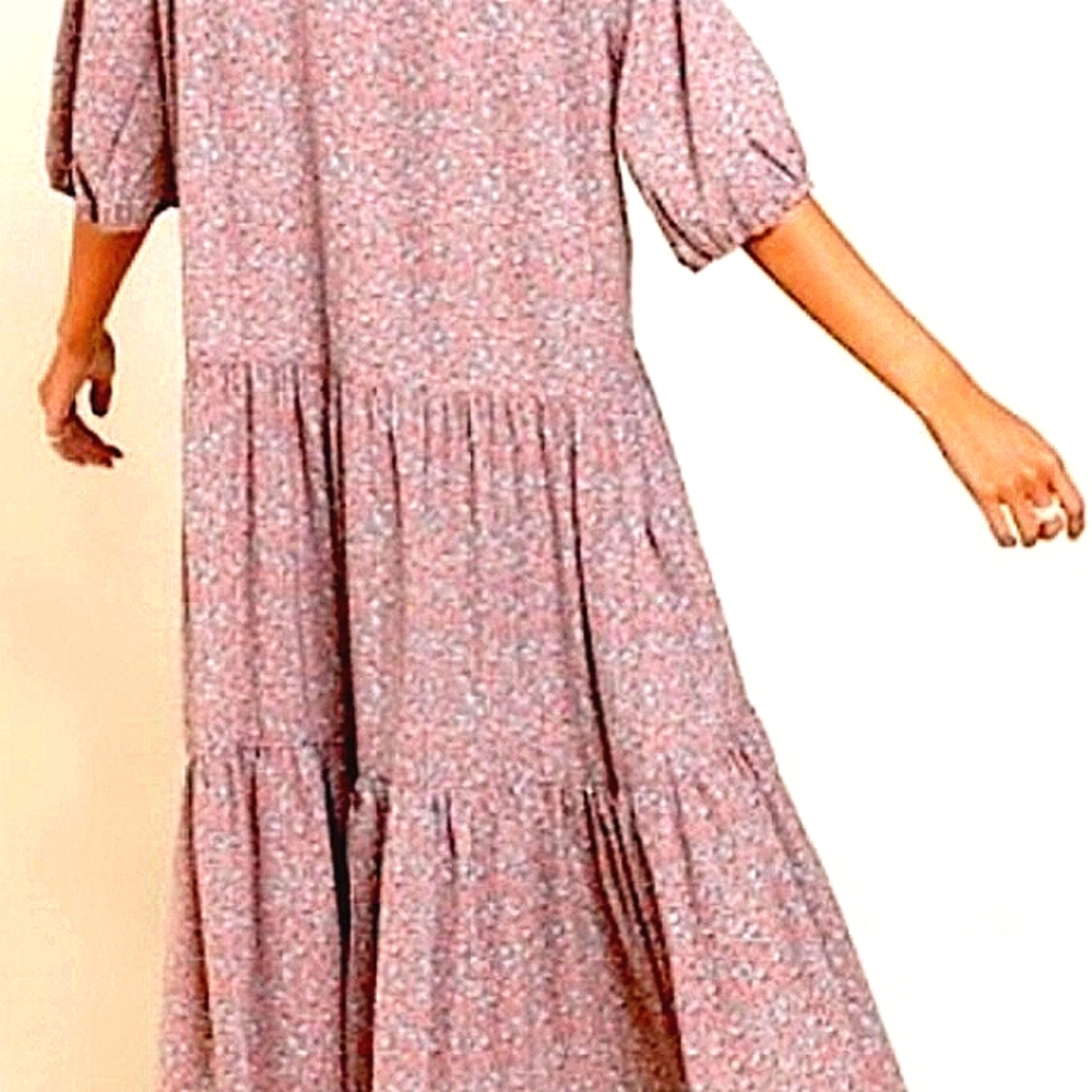 50. POL Ditzy Bean Floral MIDI Dress - Picture 9 of 15